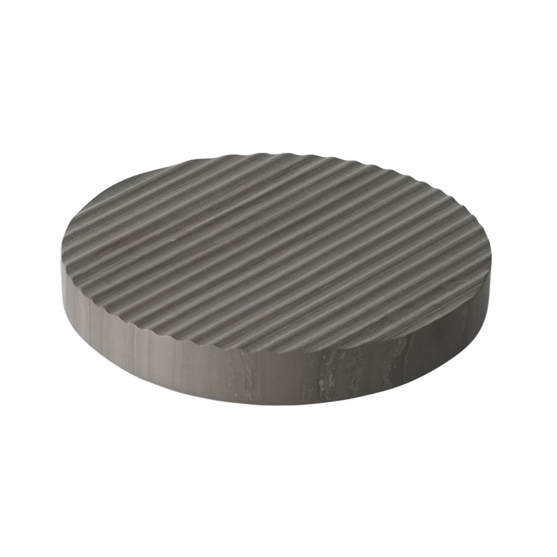 Groove coaster marble, grey small Muuto