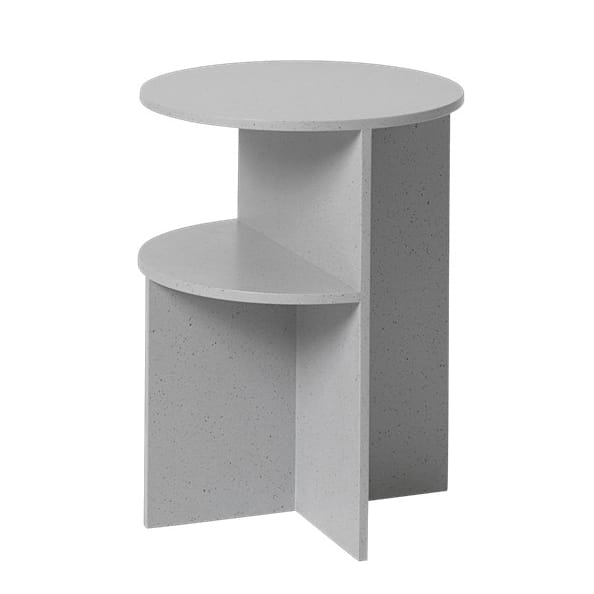 Halves side table - Light grey - Muuto