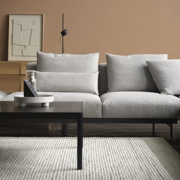 In Situ modul sofa 2-seat configuration 3 - Clay 12-Black - Muuto