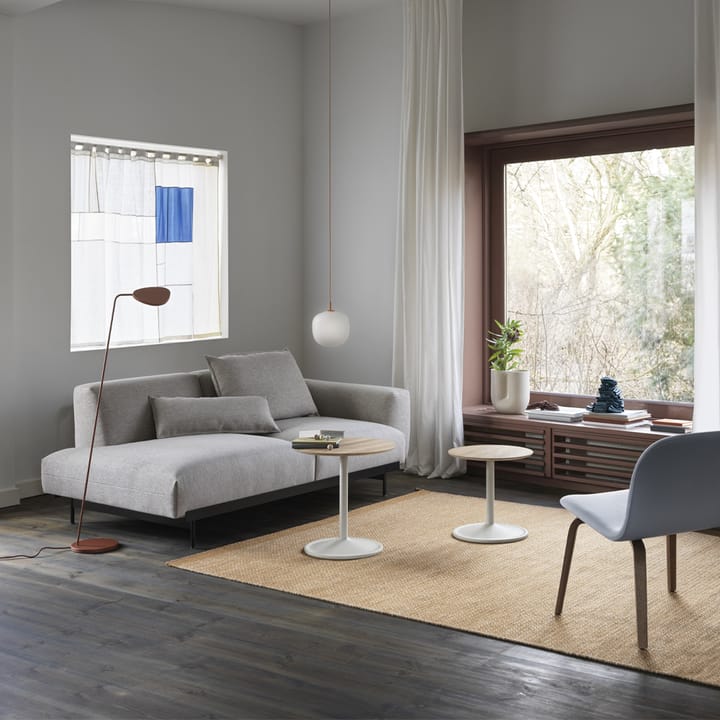 In Situ modul sofa 2-seat configuration 3 - Clay 12-Black - Muuto