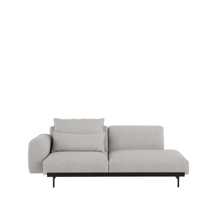 In Situ modul sofa 2-seat configuration 3 - Clay 12-Black - Muuto