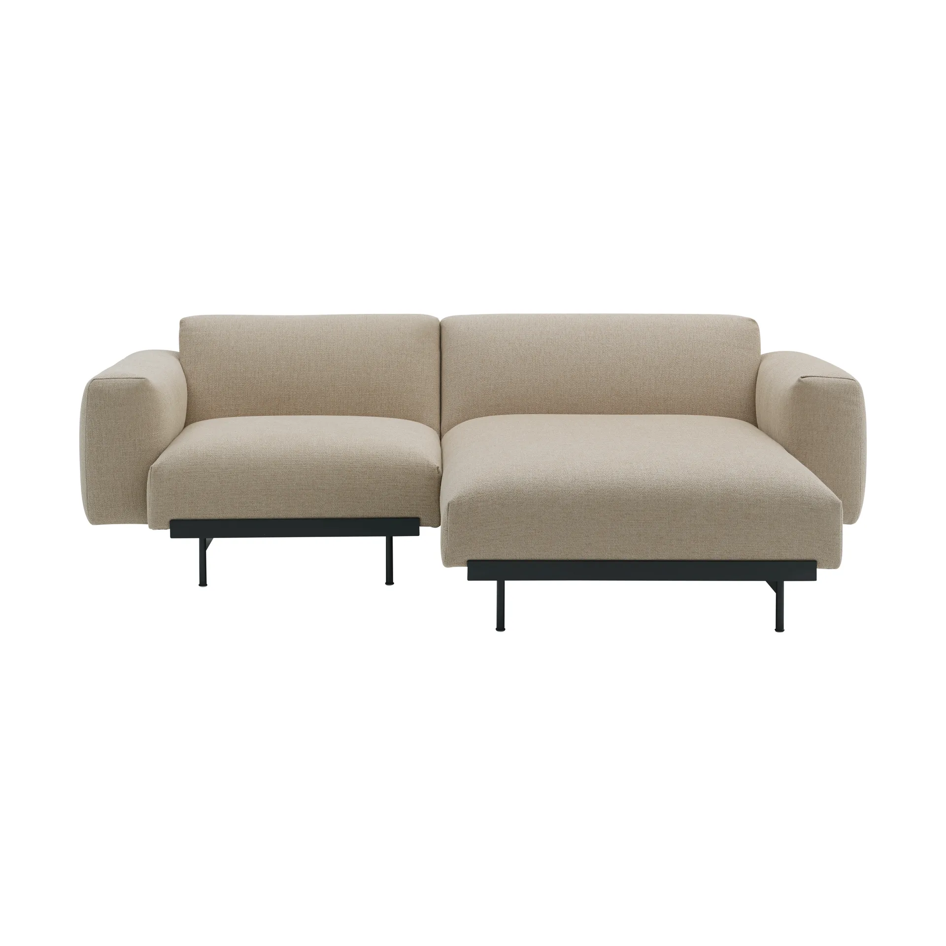 In Situ modul sofa 2-seat configuration 4, Ecriture 240-Black Muuto