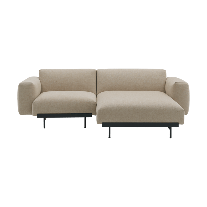 In Situ modul sofa 2-seat configuration 4 - Ecriture 240-Black - Muuto