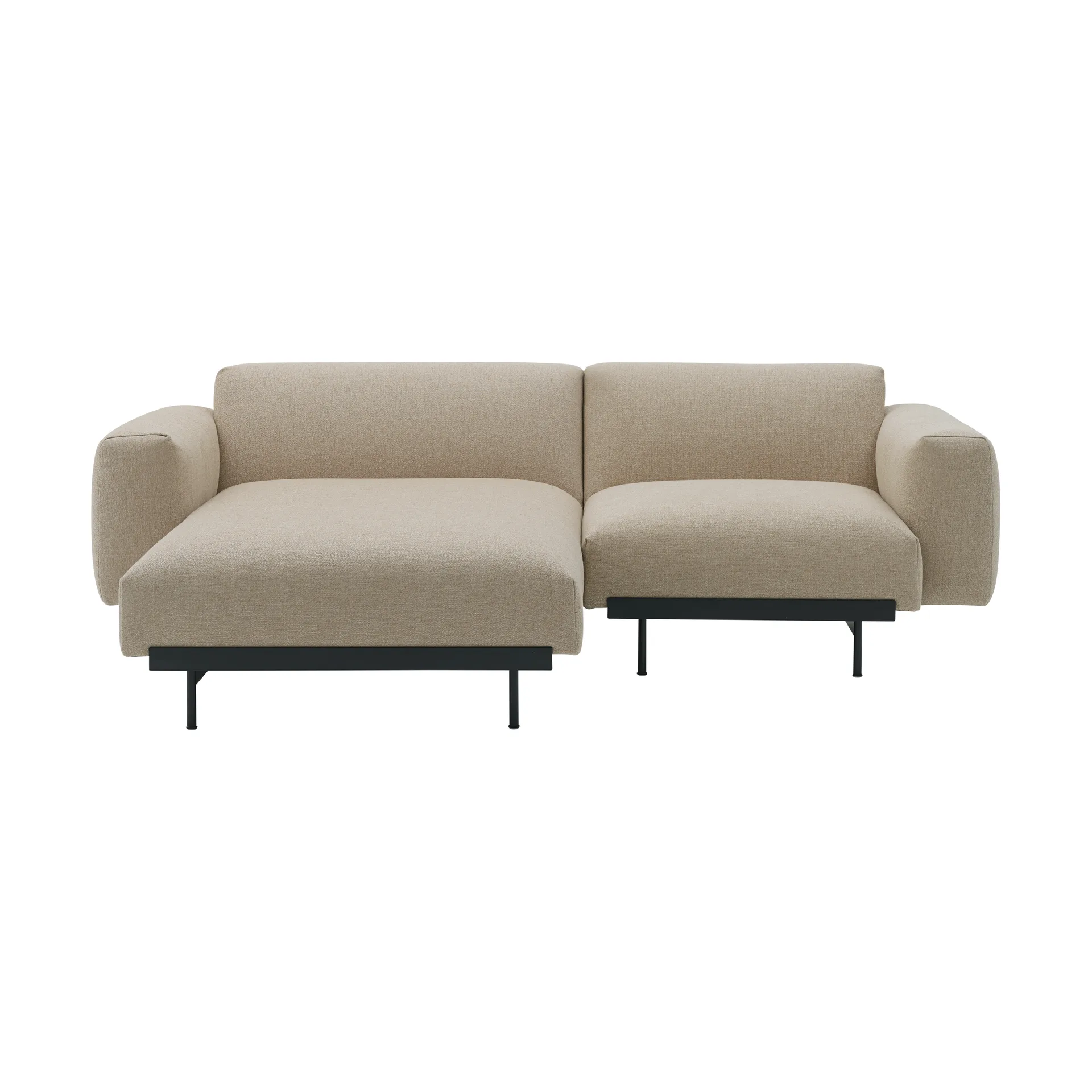 In Situ modul sofa 2-seat configuration 5, Ecriture 240-Black Muuto
