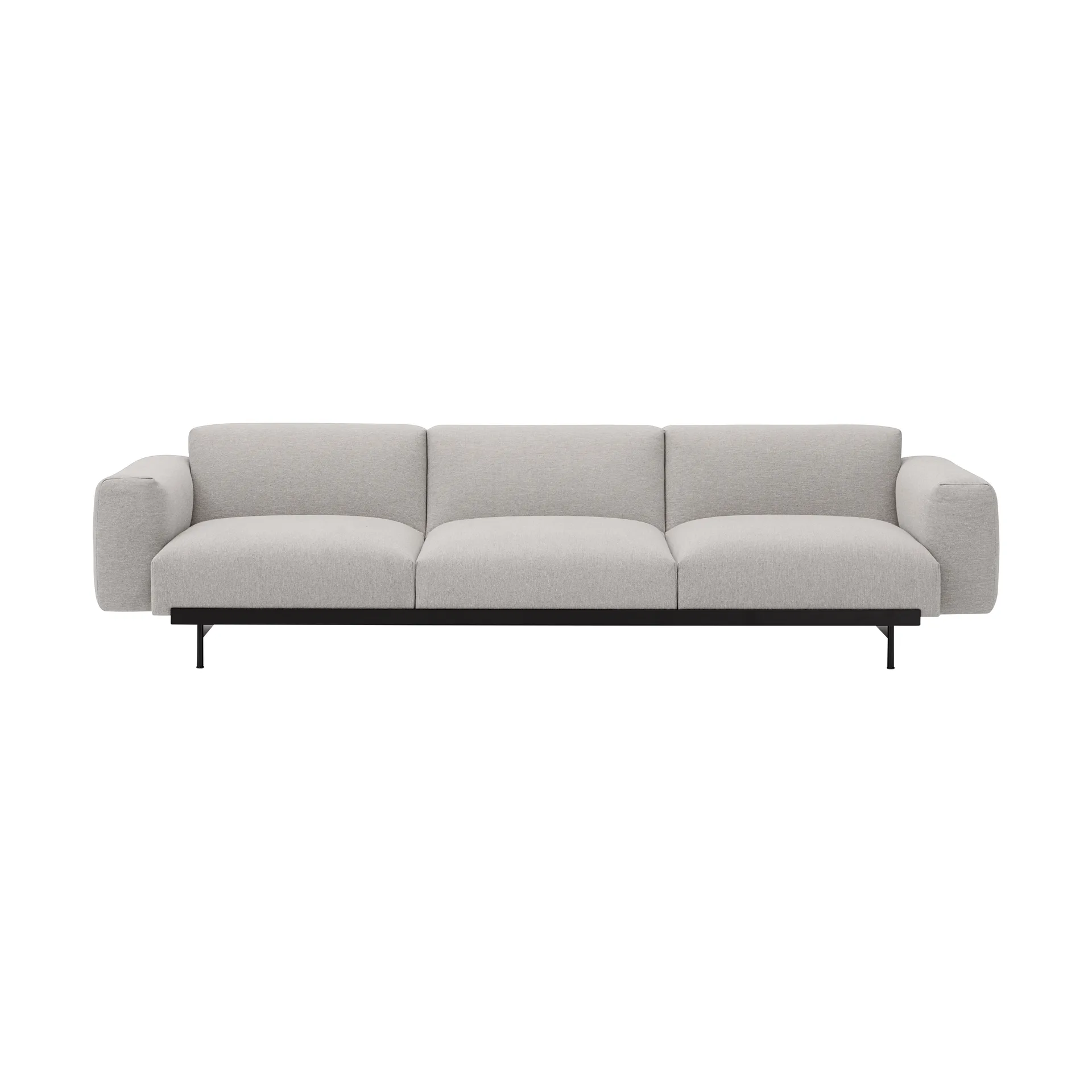 In Situ modul sofa 3-seat configuration 1, Clay 12-Black Muuto