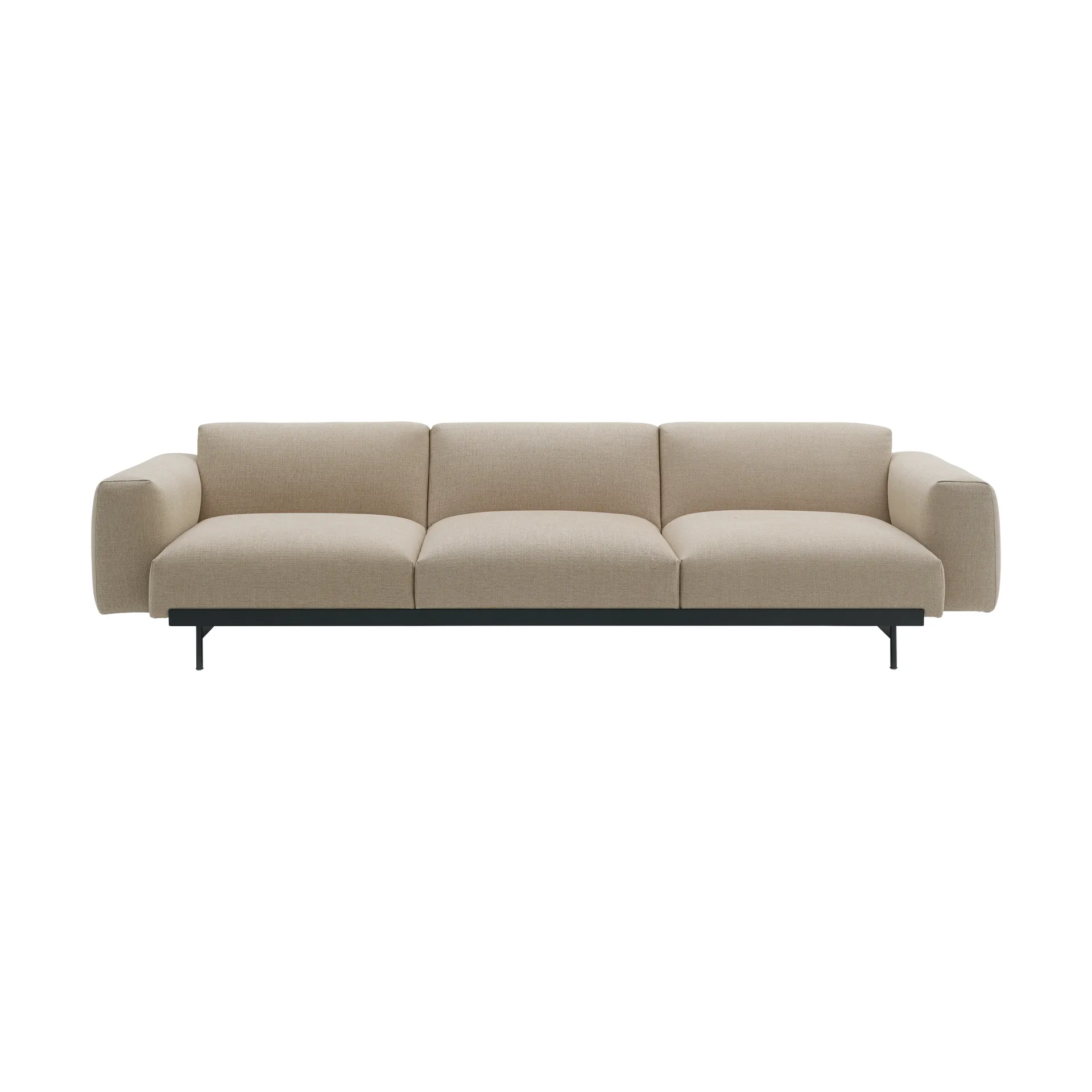 In Situ modul sofa 3-seat configuration 1, Ecriture 240-Black Muuto