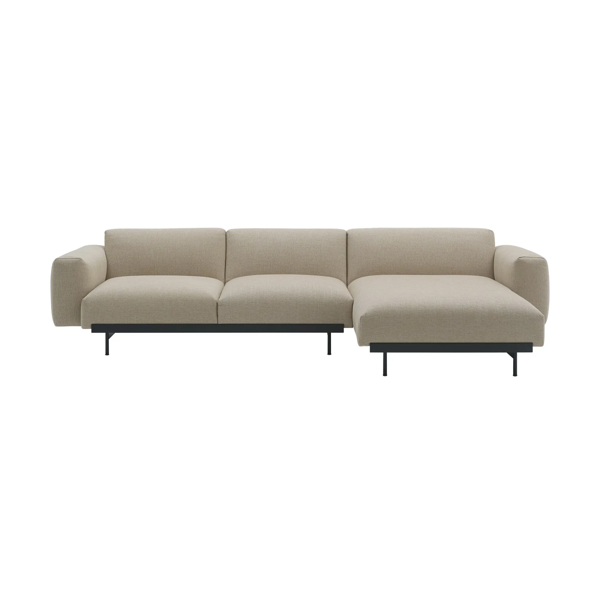 In Situ modul sofa 3-seat configuration 6, Ecriture 240-Black Muuto