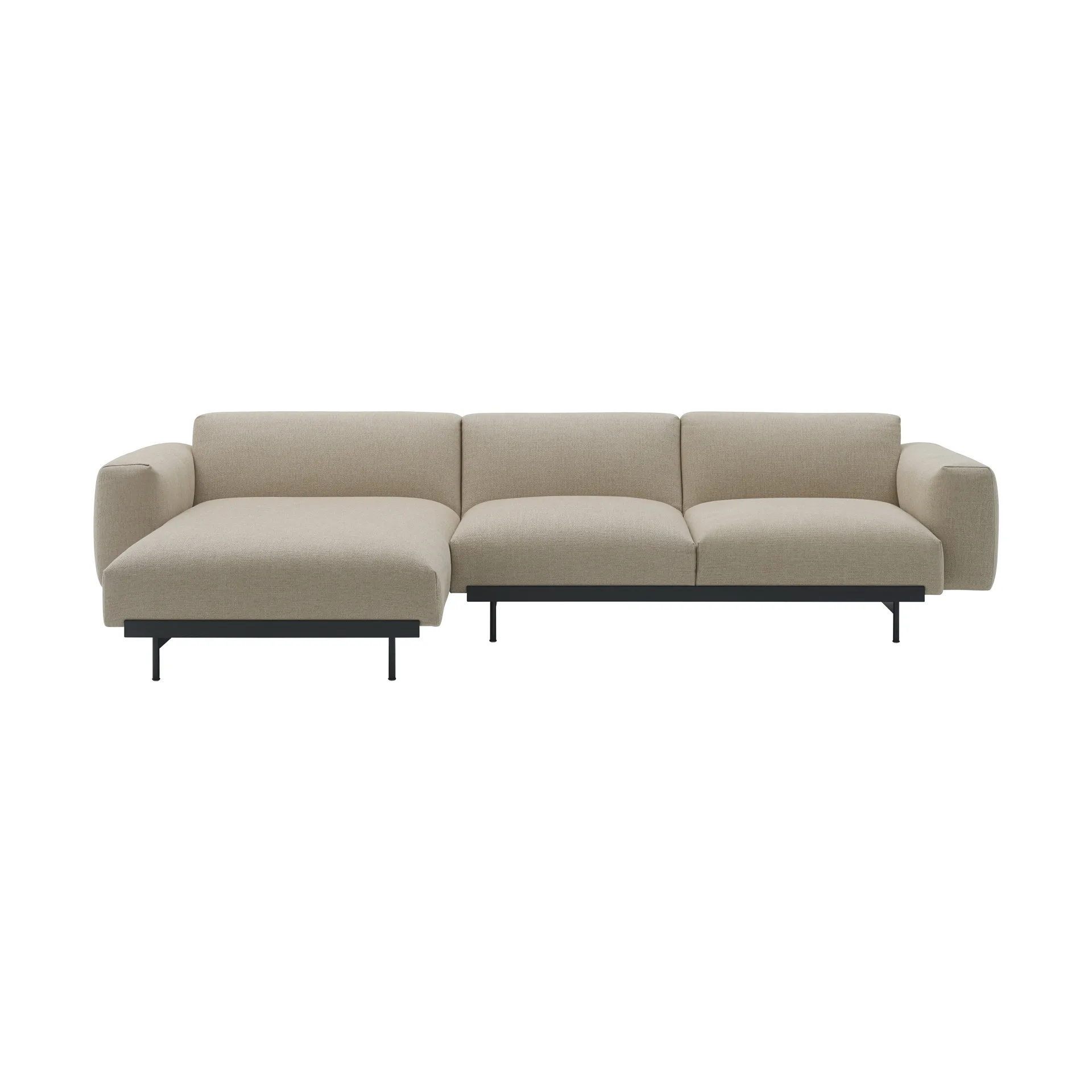 In Situ modul sofa 3-seat configuration 7, Ecriture 240-Black Muuto