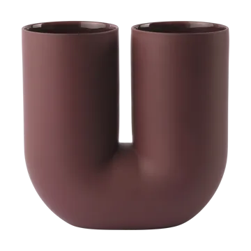 Kink vase 26 cm - Deep red - Muuto