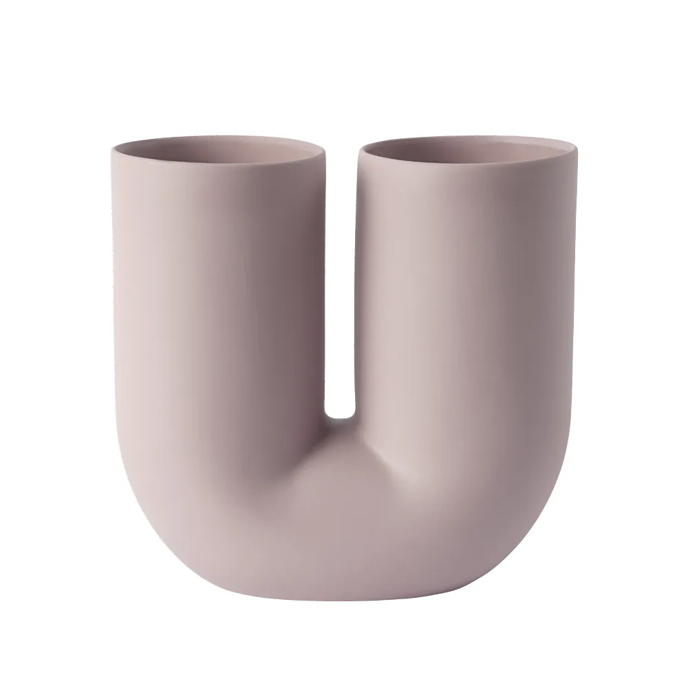 Kink vase 26 cm, Dusty lilac Muuto