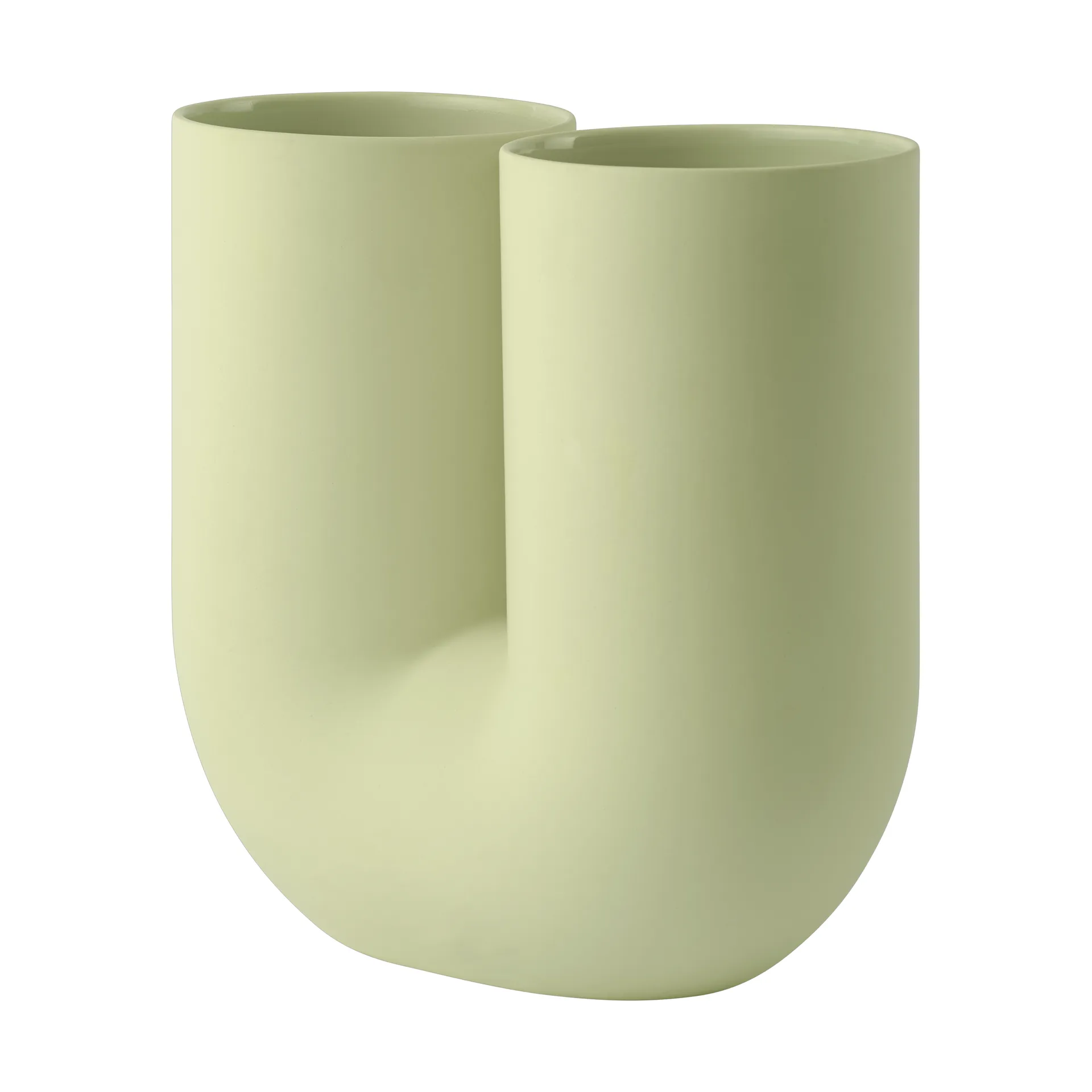 Kink vase 26 cm, Light green Muuto