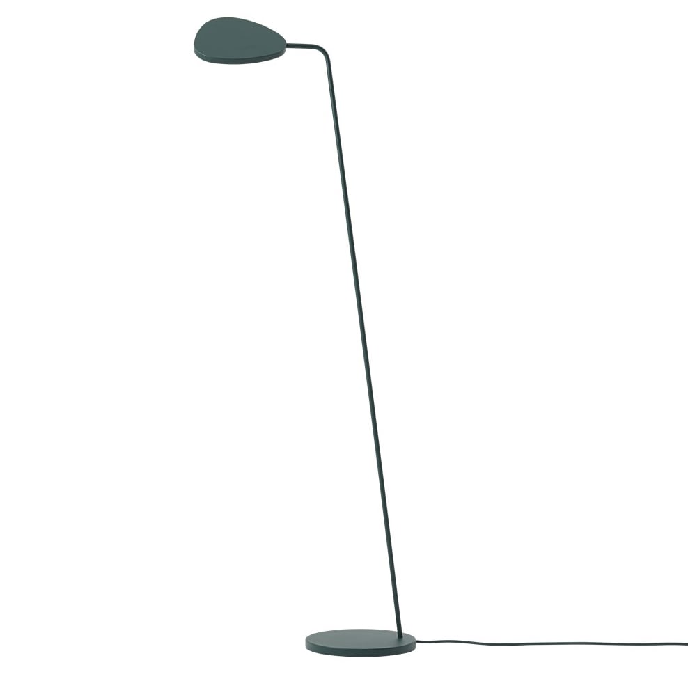 Muuto Leaf floor lamp Dark green | Scandinavian Design | Floor lamps | Green