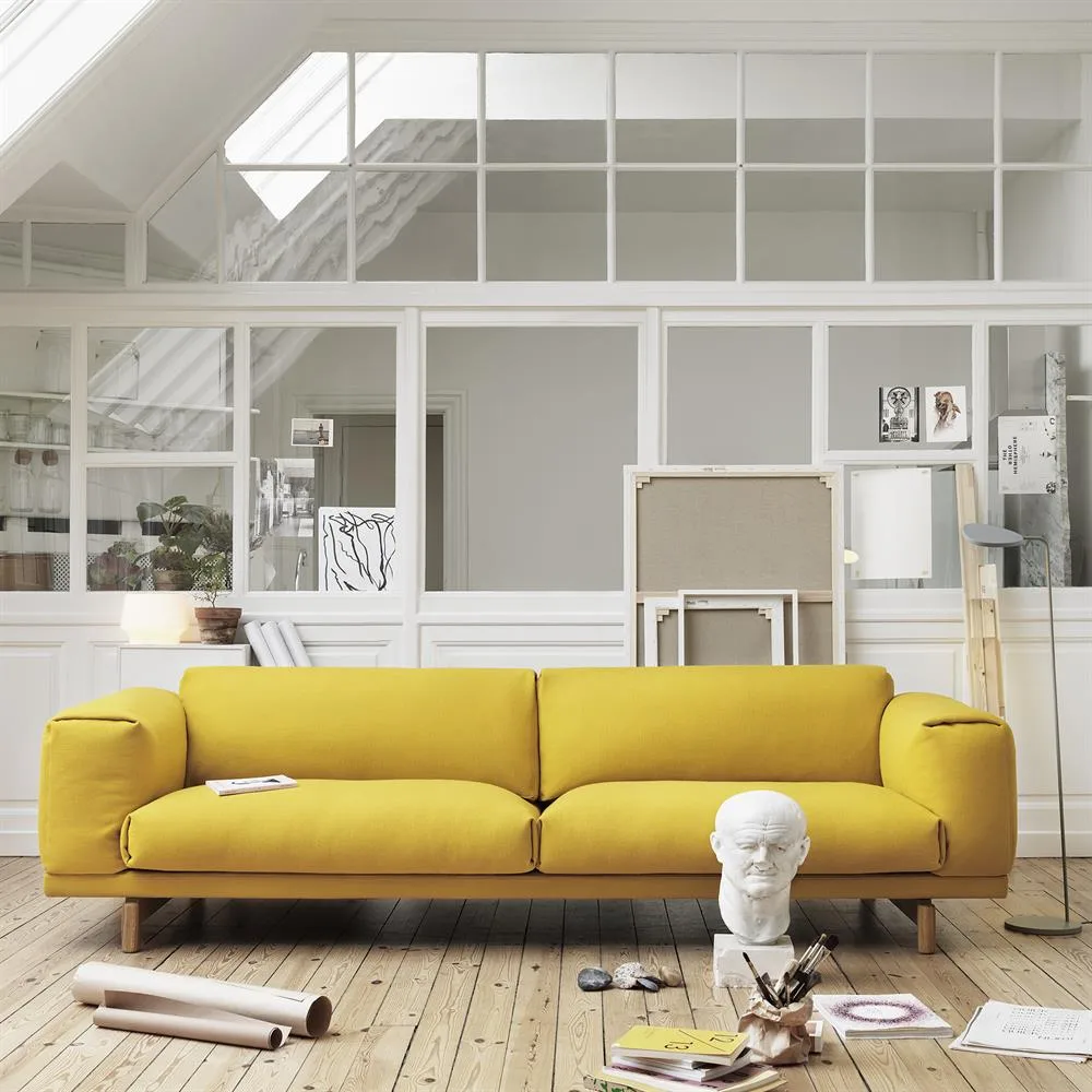 Leaf floor lamp, Grey Muuto