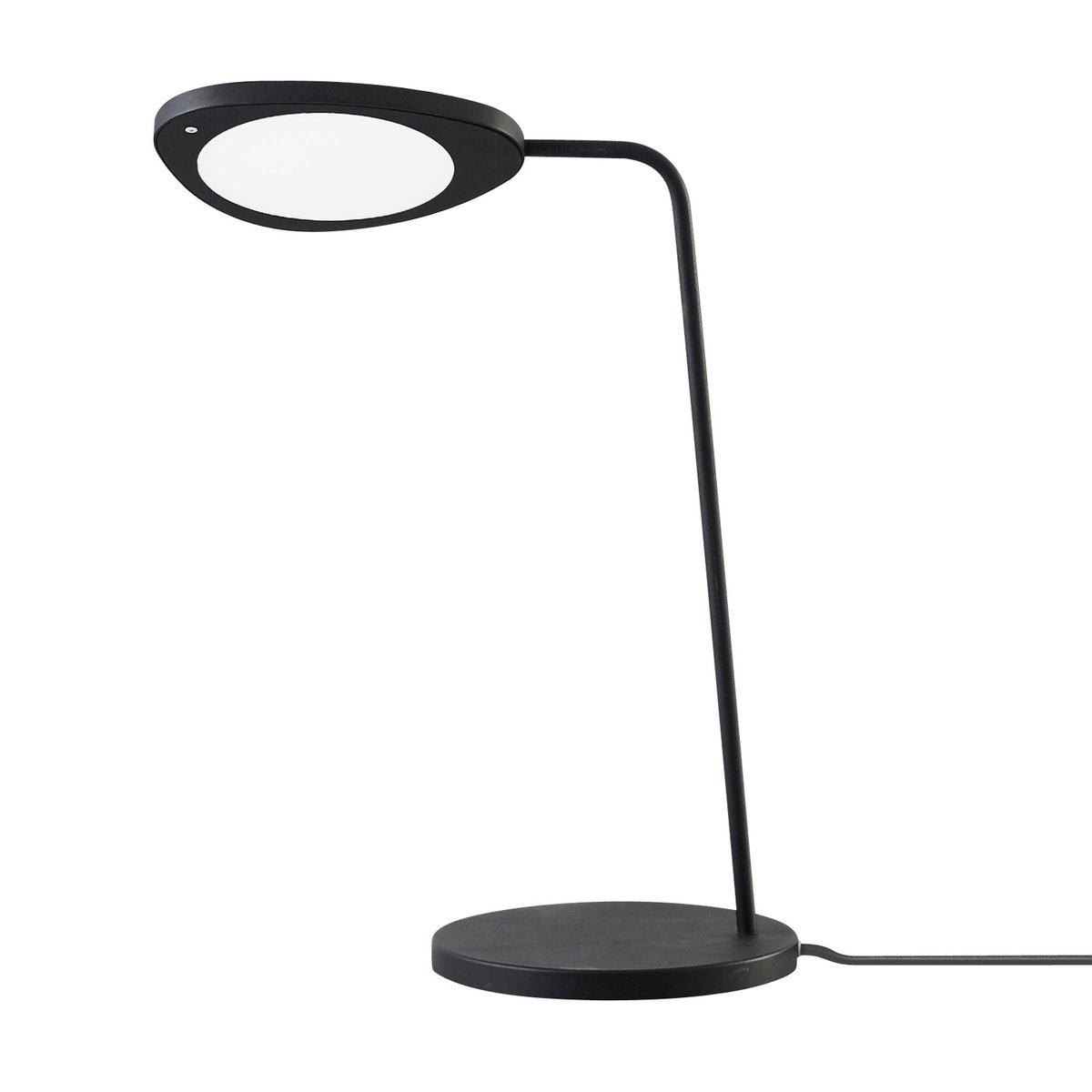 Muuto Leaf table lamp white Black | Scandinavian Design | Desk & table lamps | Black