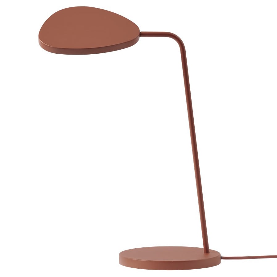 Muuto Leaf table lamp white Copper brown | Scandinavian Design | Desk & table lamps | Brown