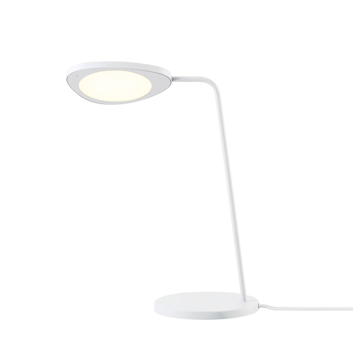Muuto Leaf table lamp white white | Scandinavian Design | Desk & table lamps | White