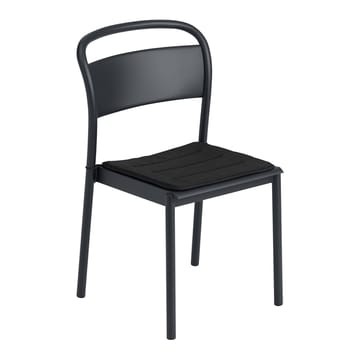 Linear chair cushion  - Patch-black - Muuto