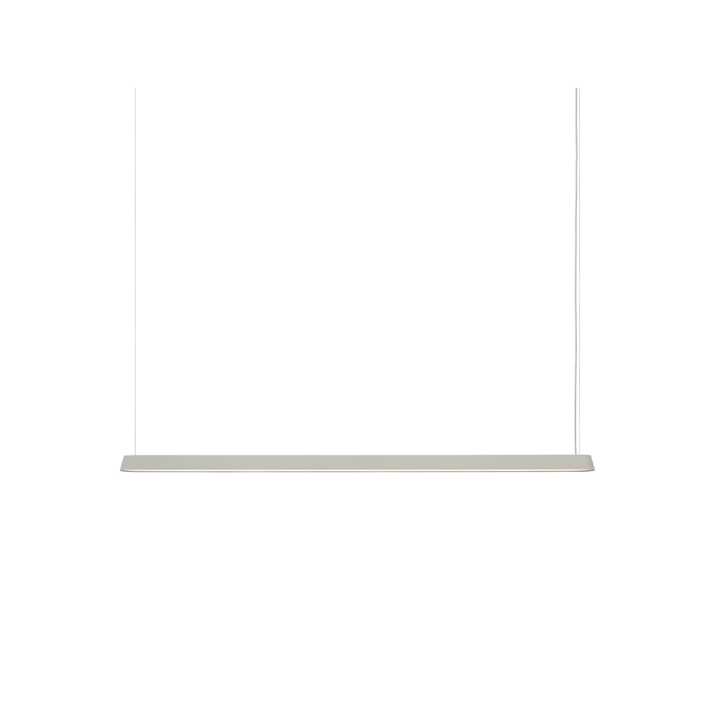 Muuto Linear pendant lamp Grey, 169,2 cm | Scandinavian Design | Pendant lamps | Grey