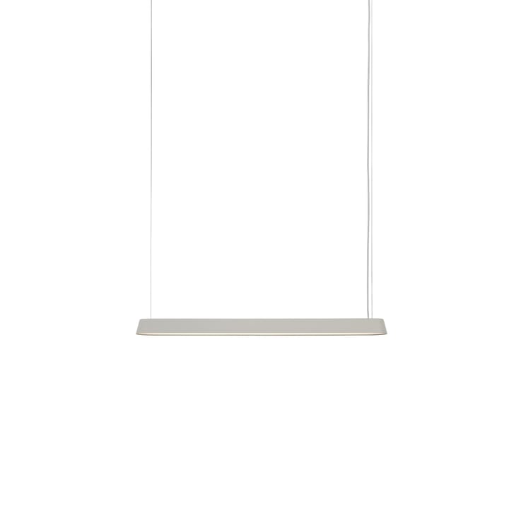 Linear pendant lamp - Grey, 87,2 cm - Muuto