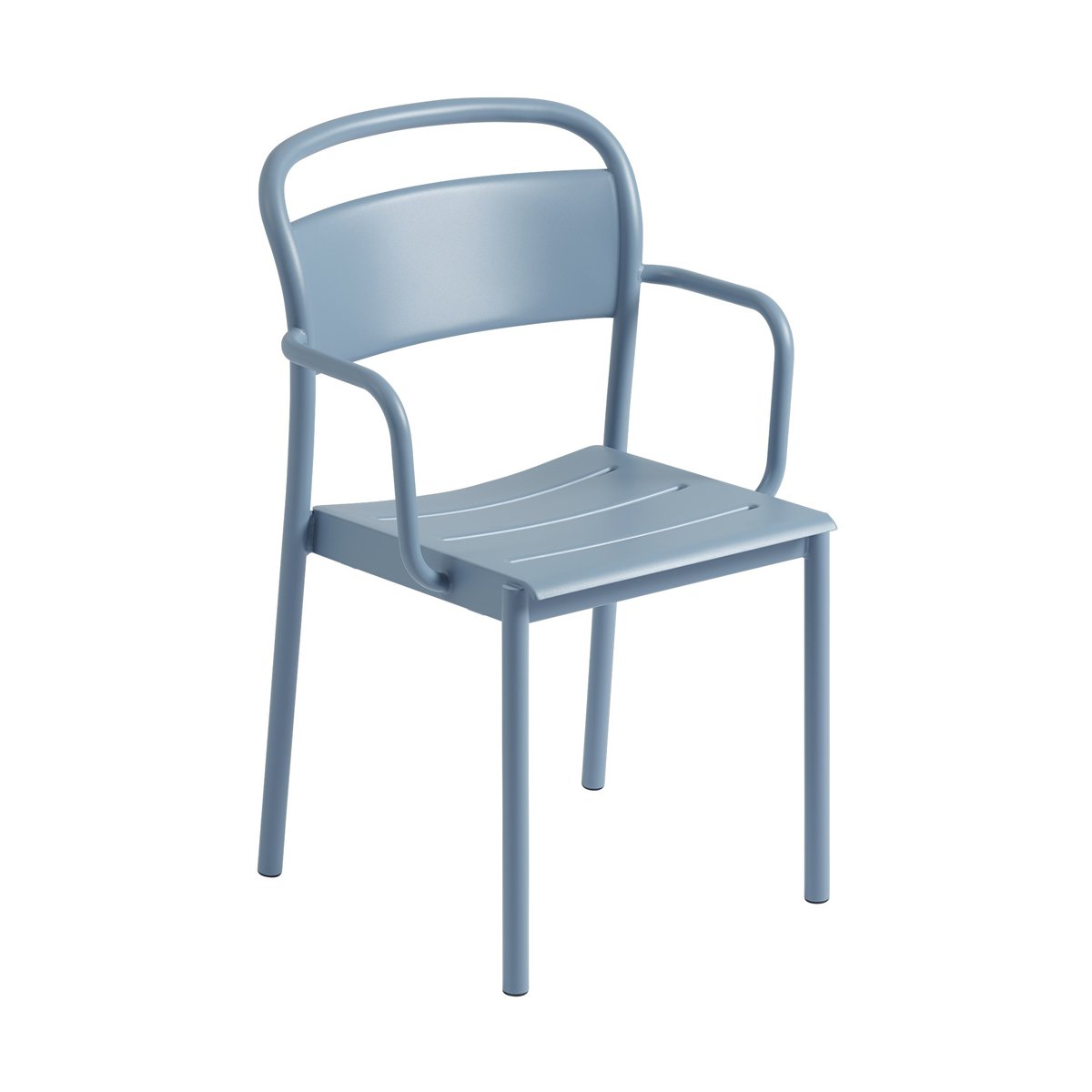Muuto Linear steel armchair Pale blue | Scandinavian Design | Garden chairs | Blue
