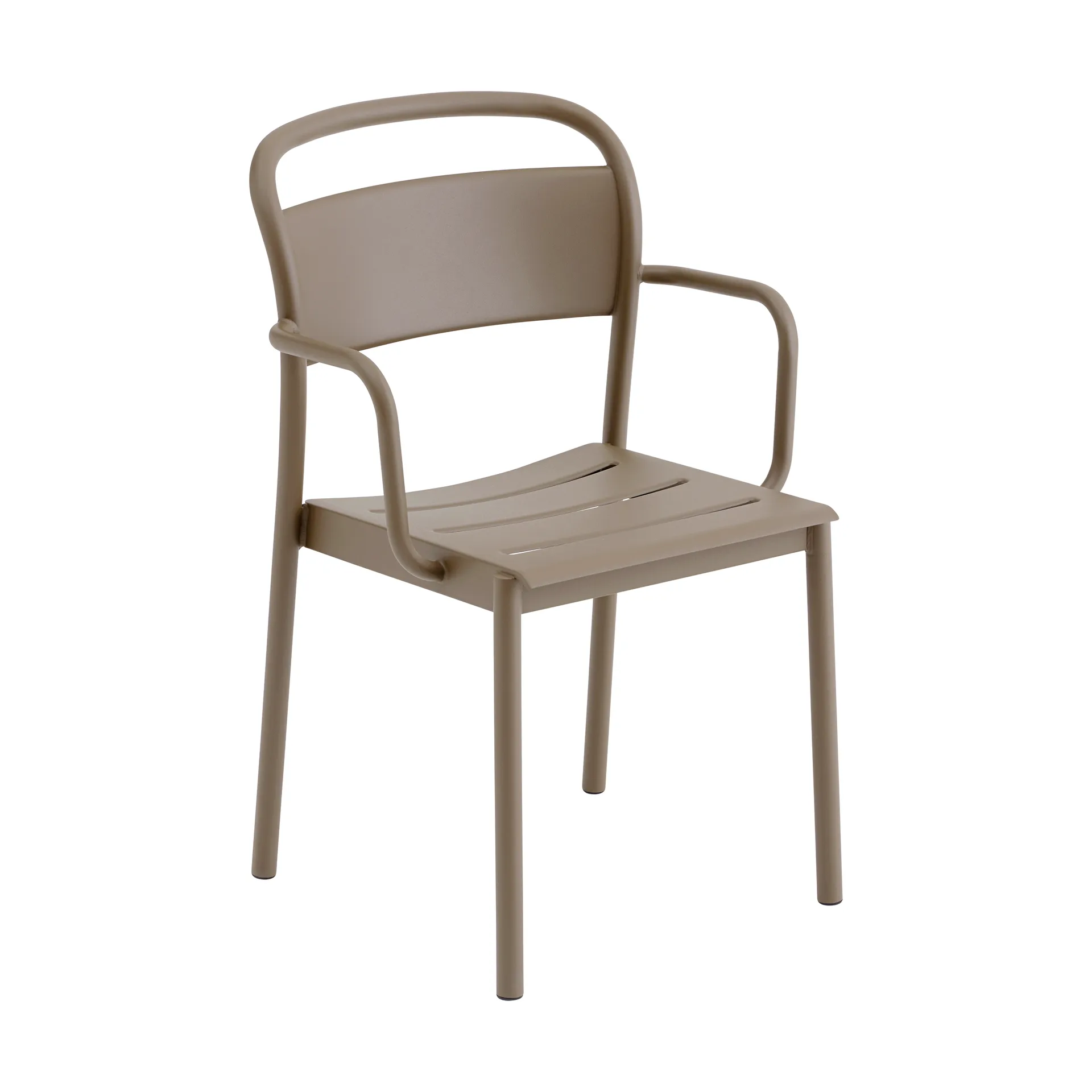 Linear steel armchair, Taupe Muuto