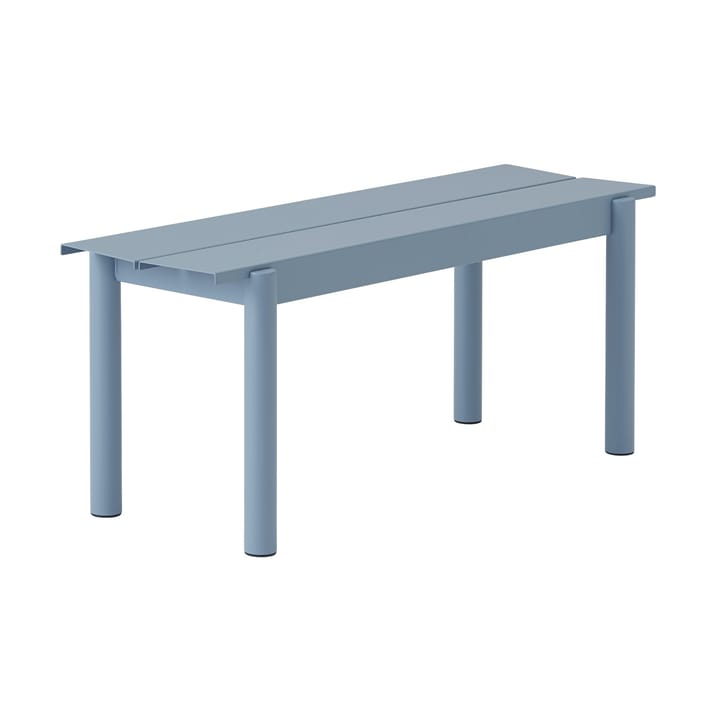 Linear steel bench 110 cm - Pale blue - Muuto