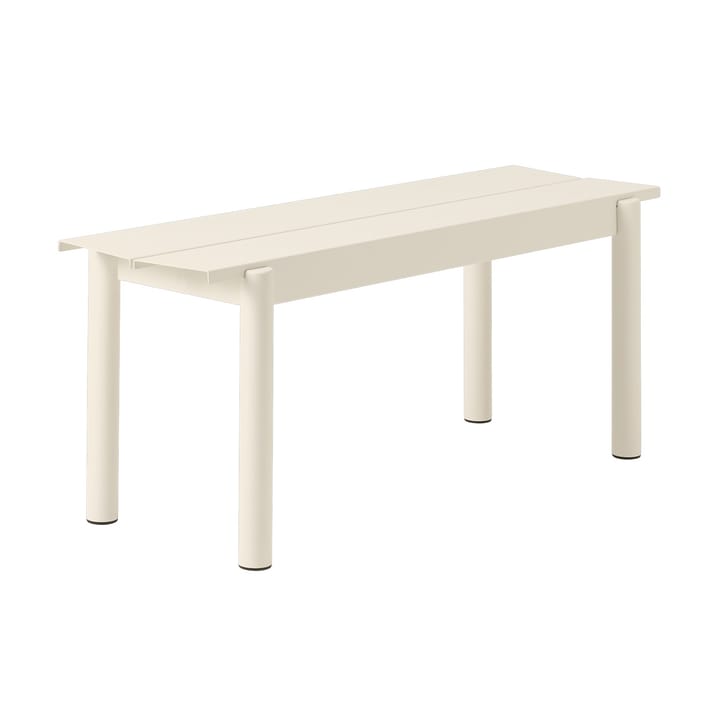 Linear steel bench 110 cm - White - Muuto
