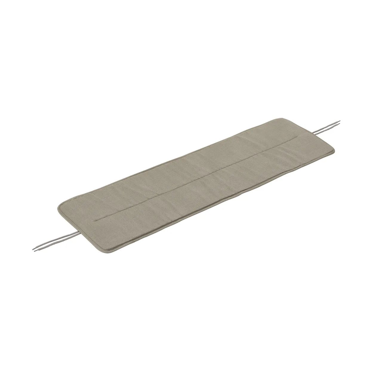 Muuto Linear steel bench pad 110x32.5 cm Light grey