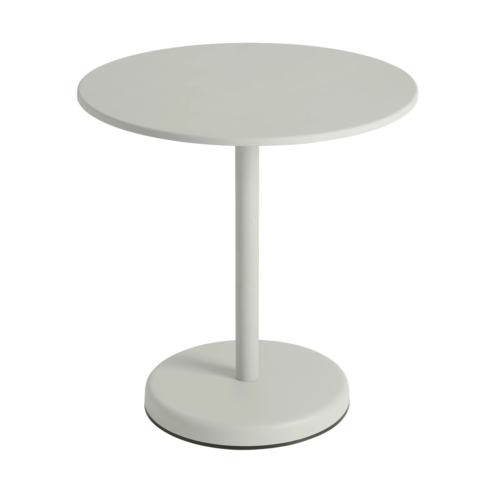 Linear steel café table V2 table Ø70 cm Grey Muuto