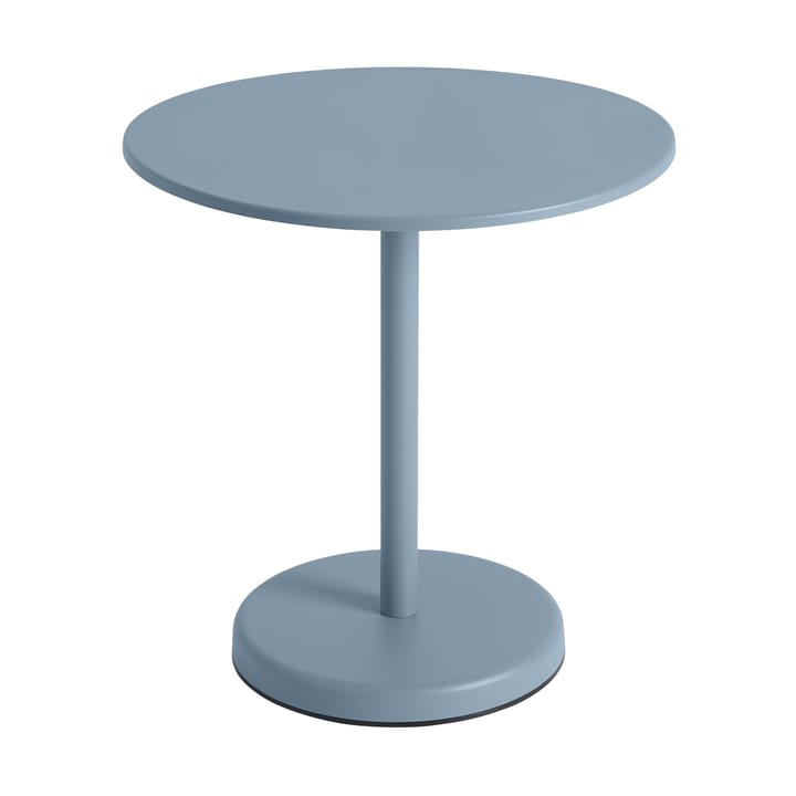 Linear steel café table V2 table Ø70 cm Pale blue - undefined - Muuto