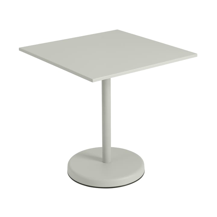 Linear steel café table V2 table 70x70 cm Grey - undefined - Muuto