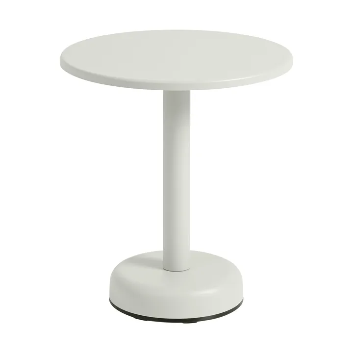 Linear Steel coffee table - Grey, Ø42x47 cm - Muuto