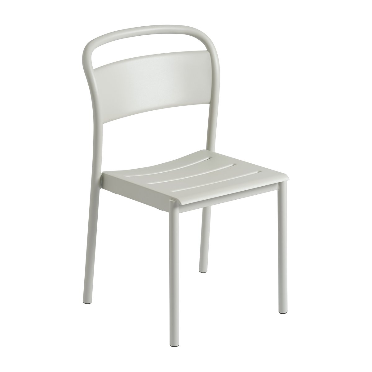 Muuto Linear steel side chair Grey (RAL 7044) | Scandinavian Design | Garden chairs | Grey