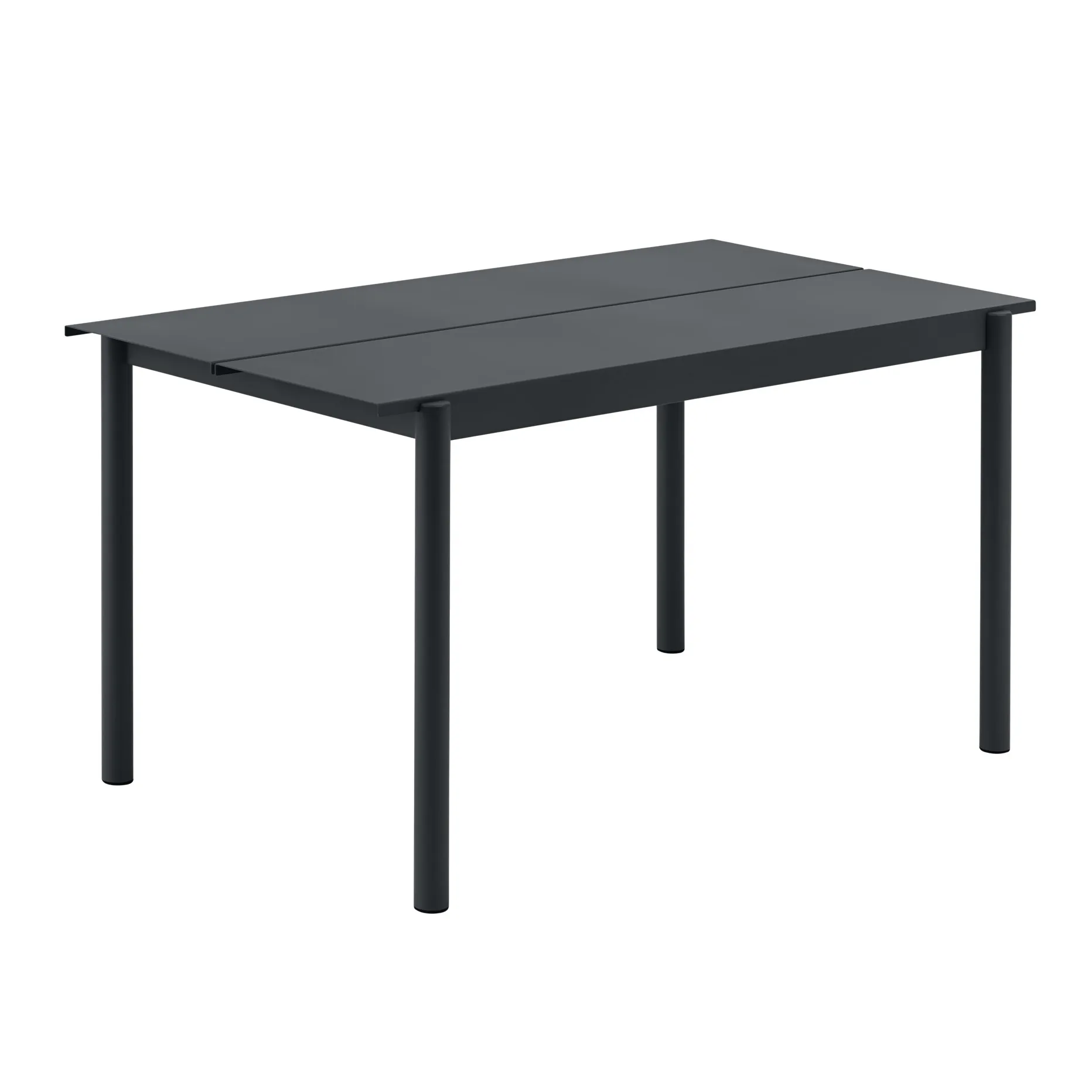 Linear steel table 140 cm, Black Muuto