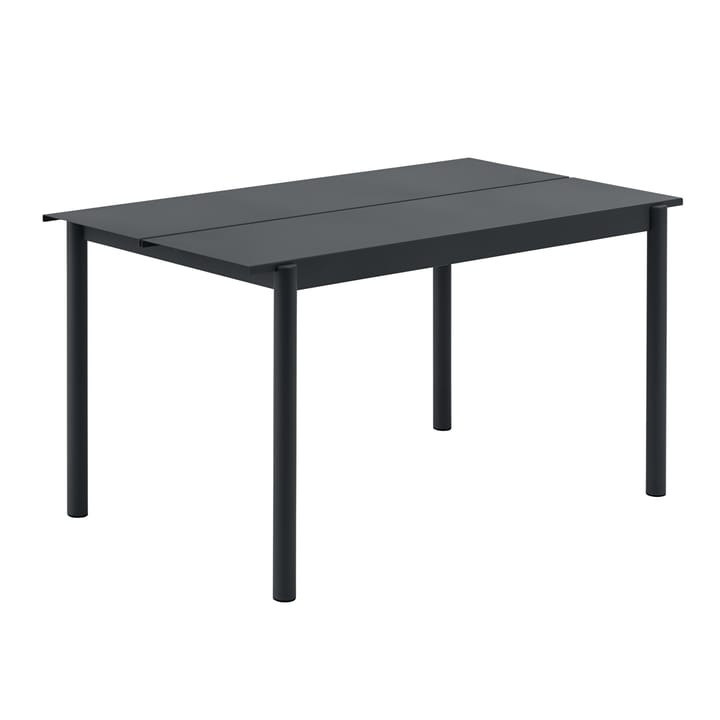 Linear steel table 140 cm - Black - Muuto