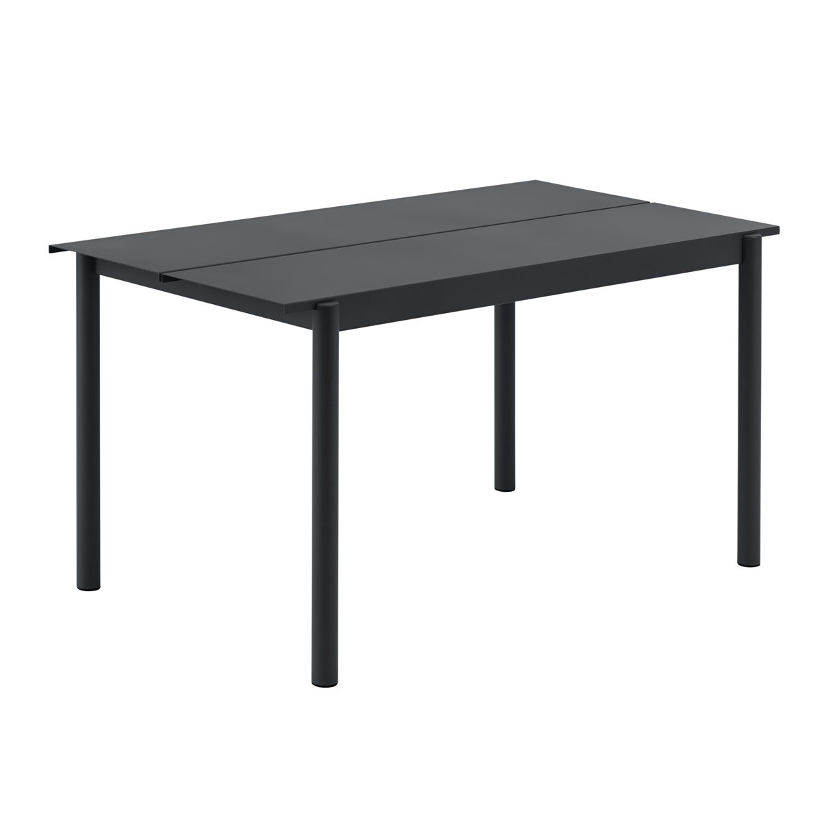 Muuto Linear steel table 140 cm Black | Scandinavian Design | Garden tables | Black
