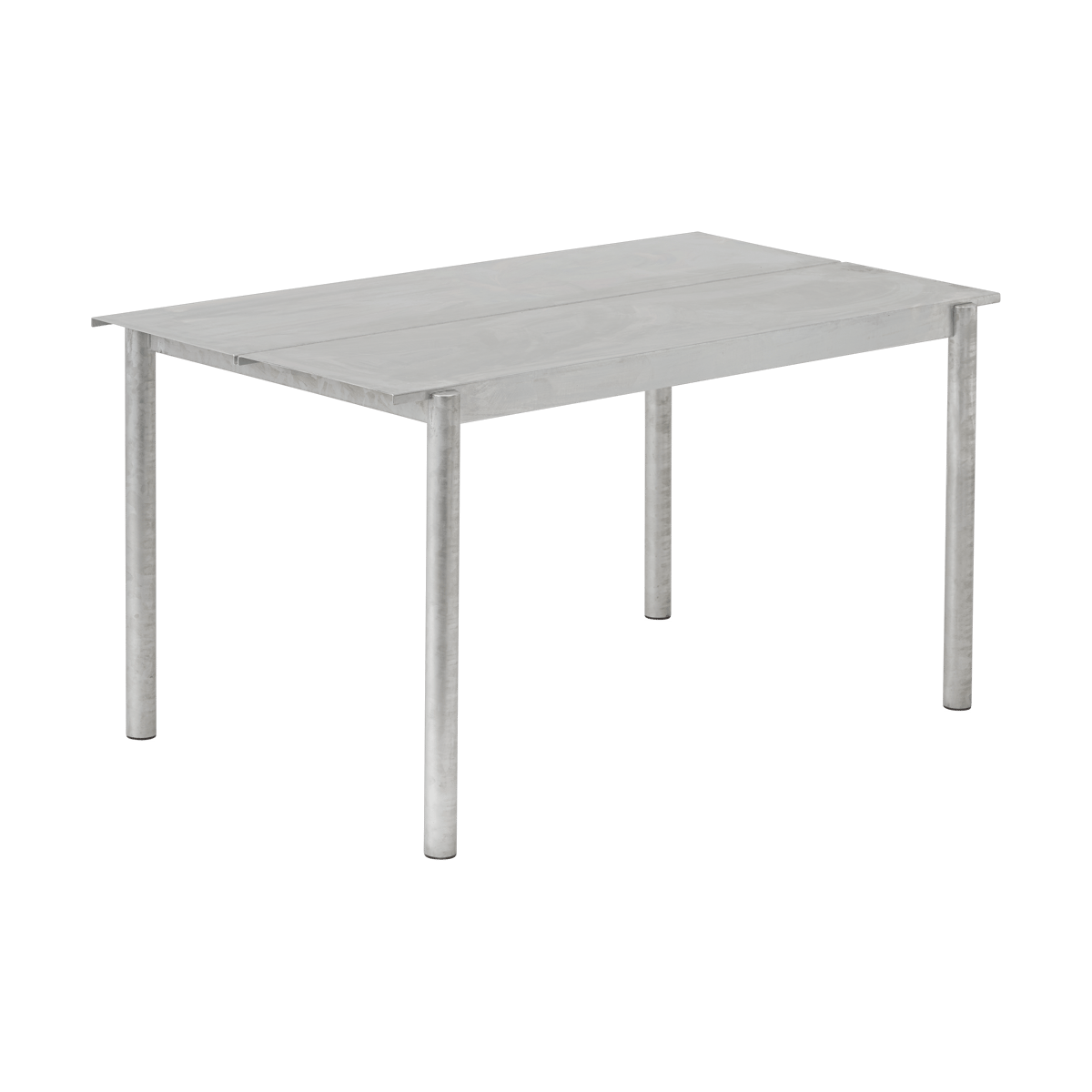 Muuto Linear steel table 140 cm Warm galvanized steel