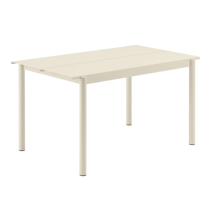 Linear steel table 140 cm - White - Muuto
