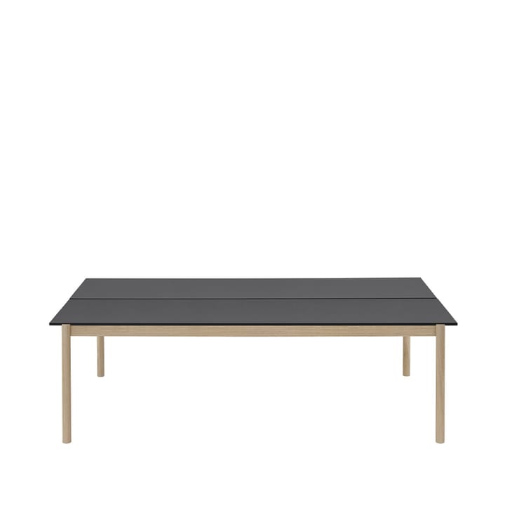 Linear System table - Black nanolaminate-black-oak - Muuto