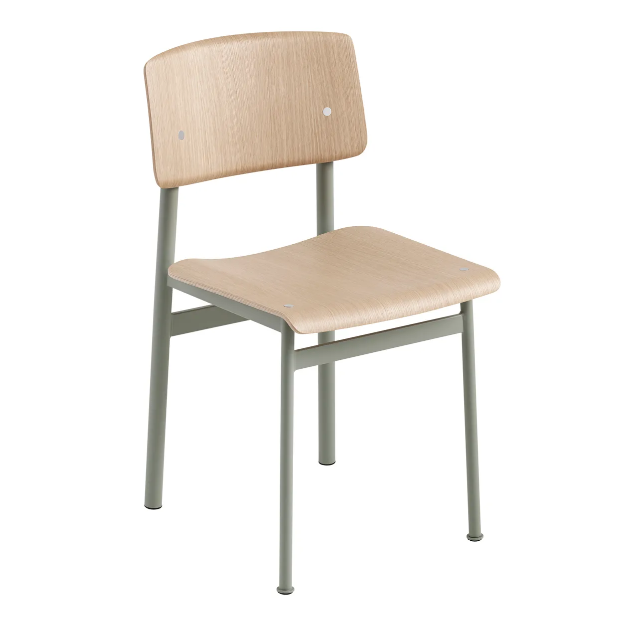 Muuto Loft Chair dusty green-oak | Scandinavian Design | Chairs | Green