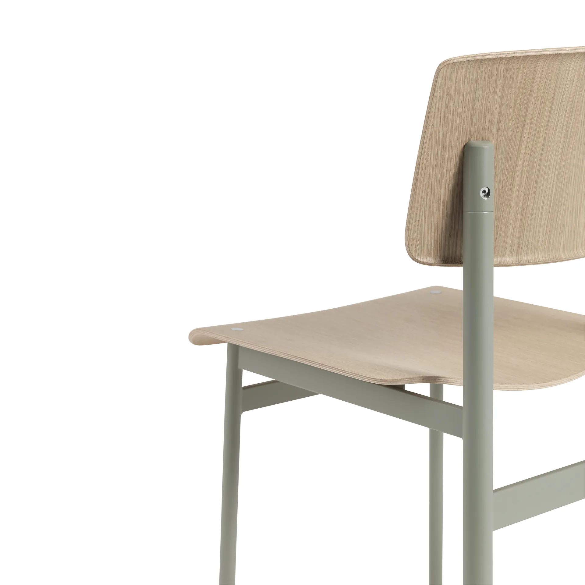 Loft Chair, dusty green-oak Muuto