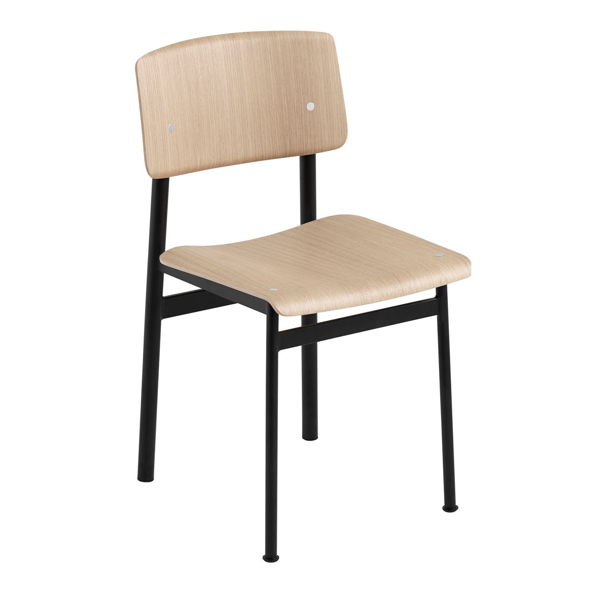 Muuto Loft Chair Oak-Black | Scandinavian Design | Chairs | Black