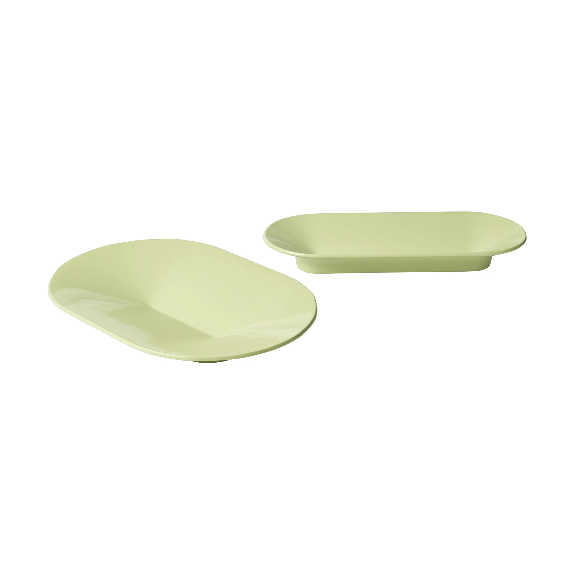 Mere bowl 52x36 cm, Light Green Muuto