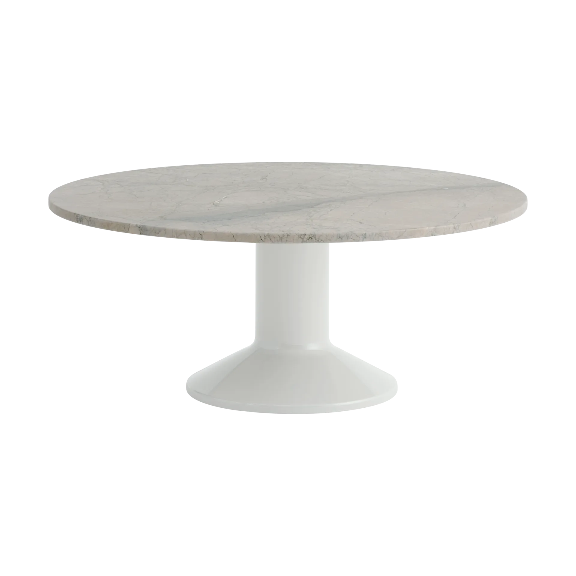 Midst coffee table, Grey marble-grey, Ø90 cm Muuto