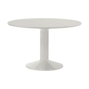Midst pedestal table - Grey linoleum-grey, Ø120 cm - Muuto