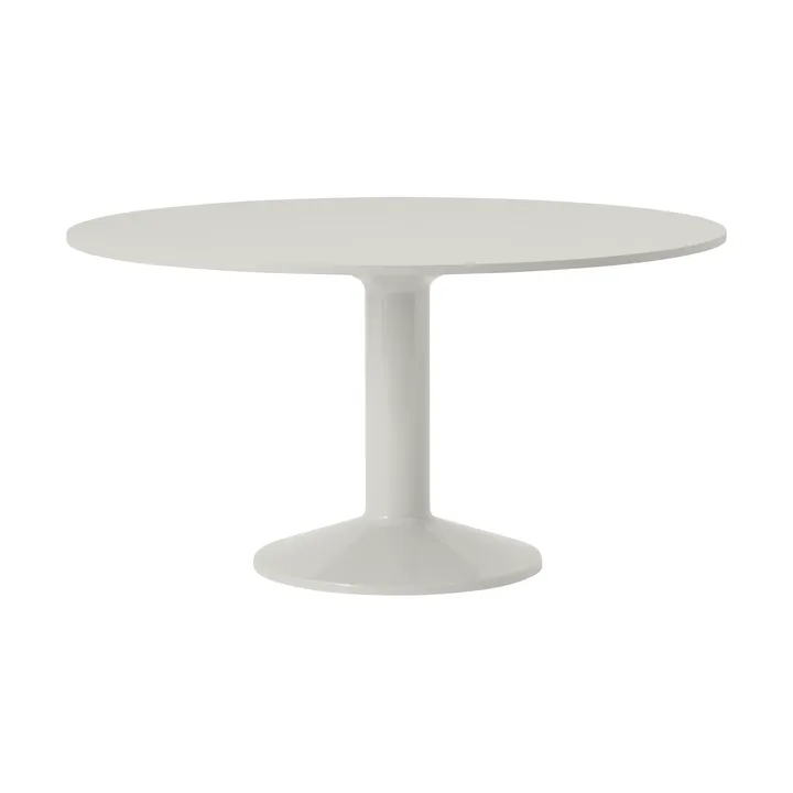 Midst pedestal table - Grey linoleum-grey, Ø140 cm - Muuto