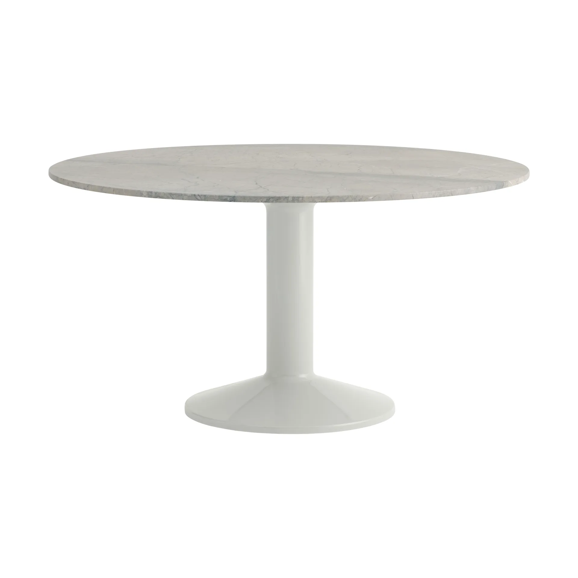 Midst pedestal table, Grey marble-grey, Ø140 cm Muuto