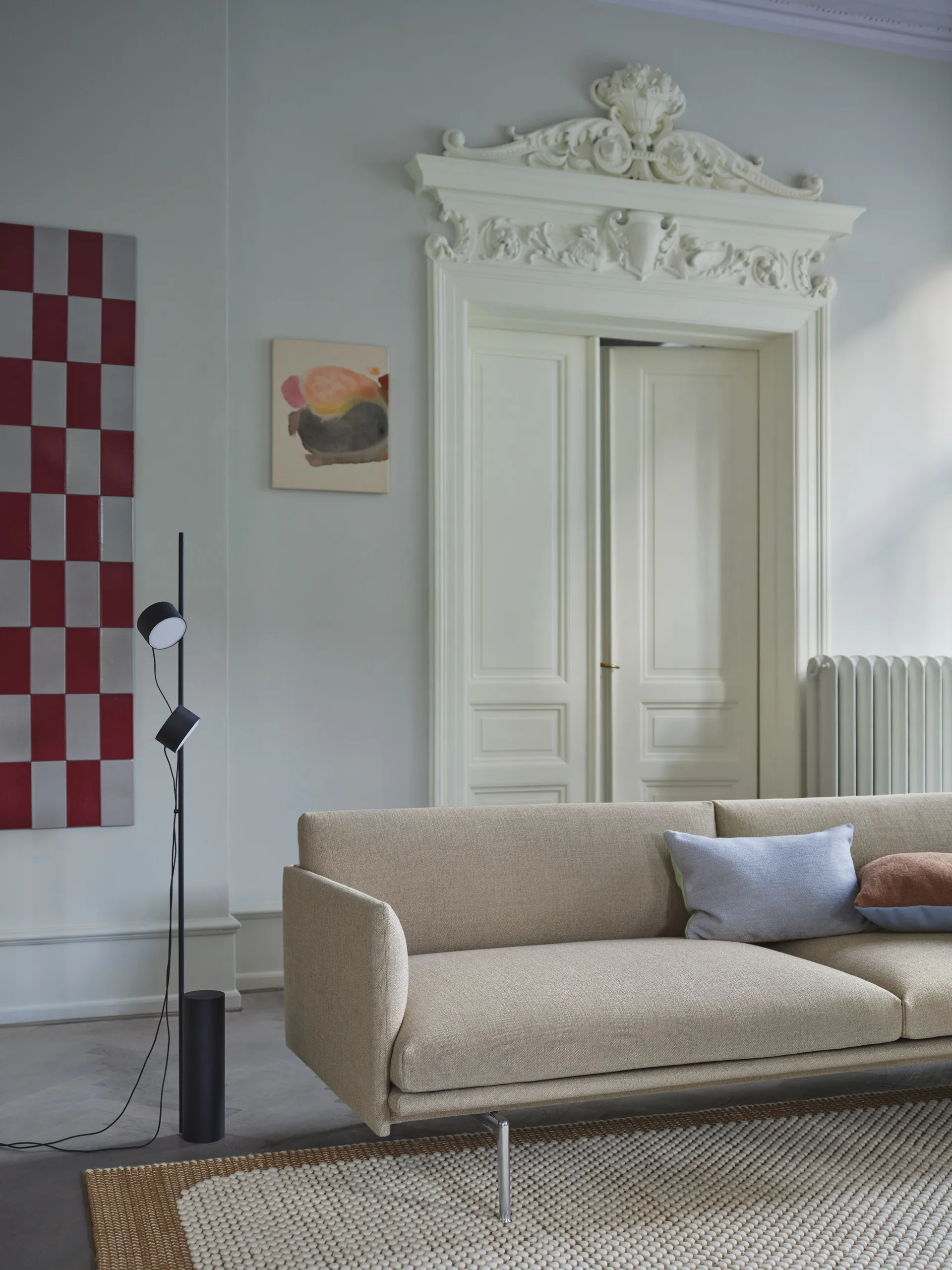 Mingle cushion 35x55 cm, Light Blue-Mint Muuto