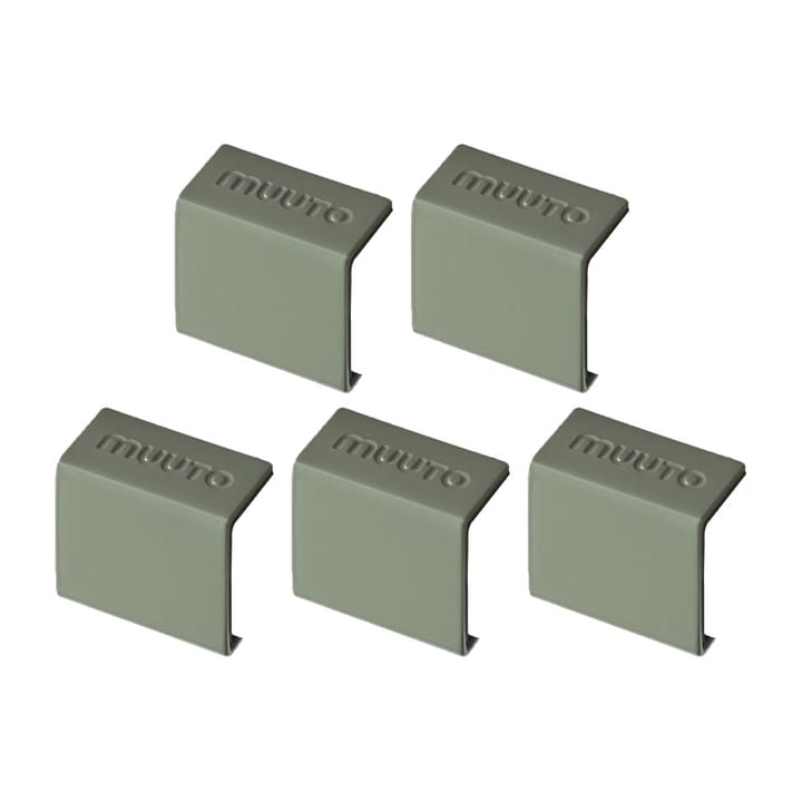 Mini stacked 2.0 clips, 5 pack - green - Muuto