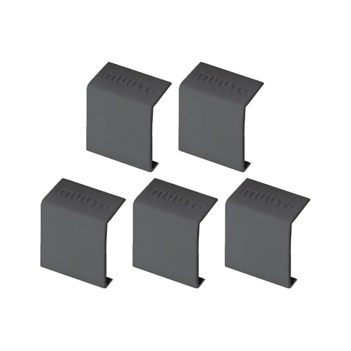 Mini stacked 2.0 clips, 5 pack - grey - Muuto